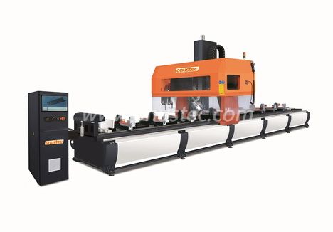 2012 HIGH END 4-AXIS CNC PROFILE MACHINING CENTER 2012 مركز التصنيع عالي الجودة ذو 4 محاور باستخدام الحاسب الآلي